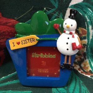 Christmas picture ornament